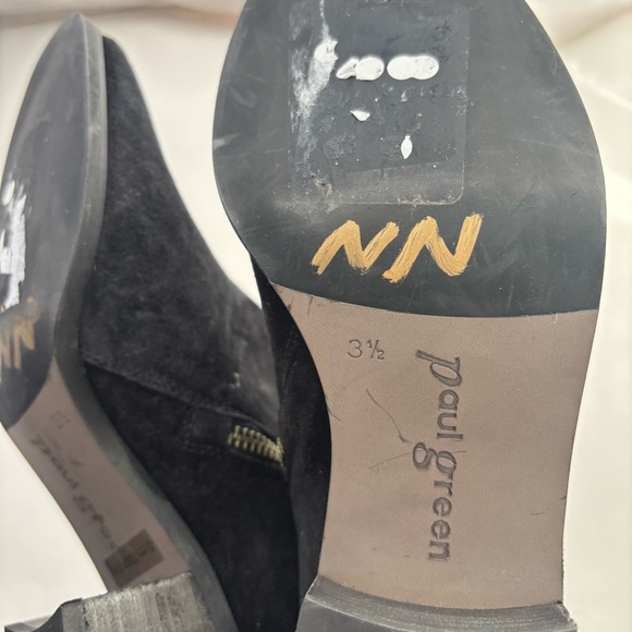 Paul Green Suede Ankle Boots‎ Sz 3.5/ US 6 Retail $595 - Picture 7 of 7